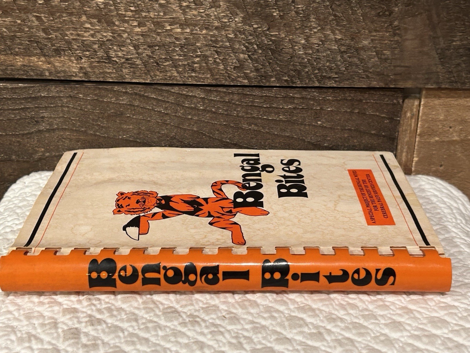 1984 Bengal Bites Cincinnati Bengals Wives’ Cookbook Spiral Bound 127 Pages