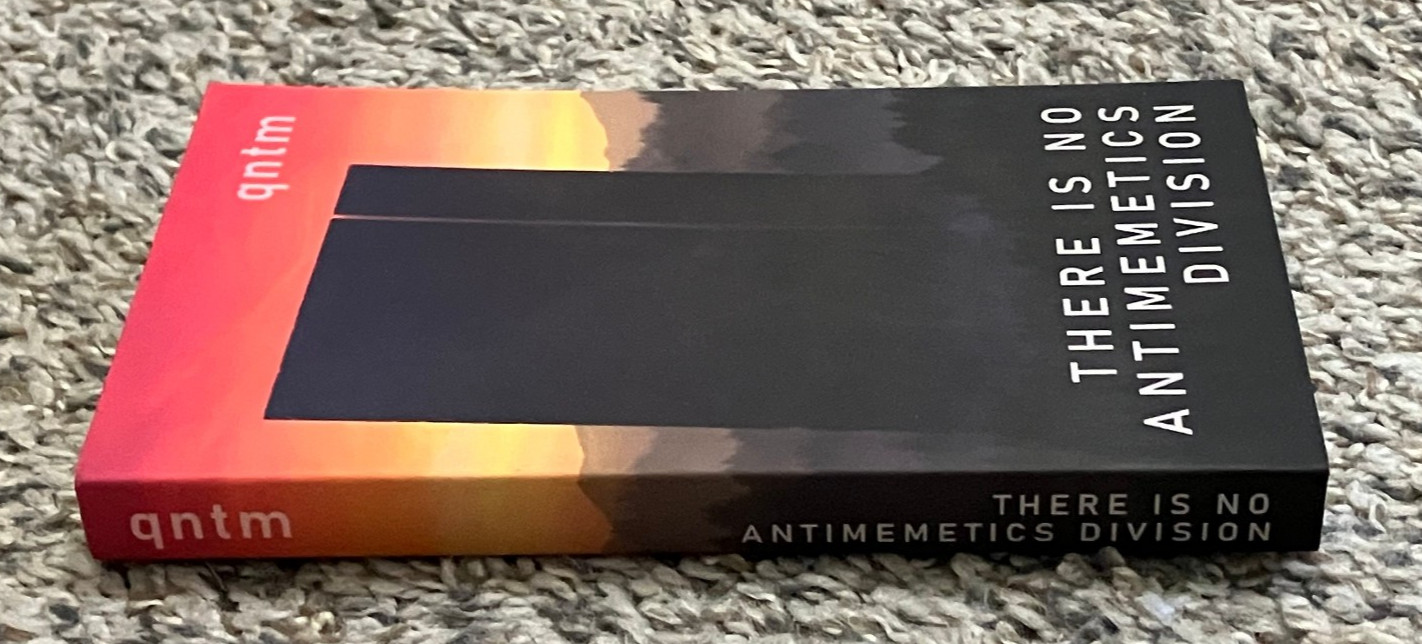 “There Is No Antimemetics Division” by qntm (Original Paperback) [OOP — Rare!]