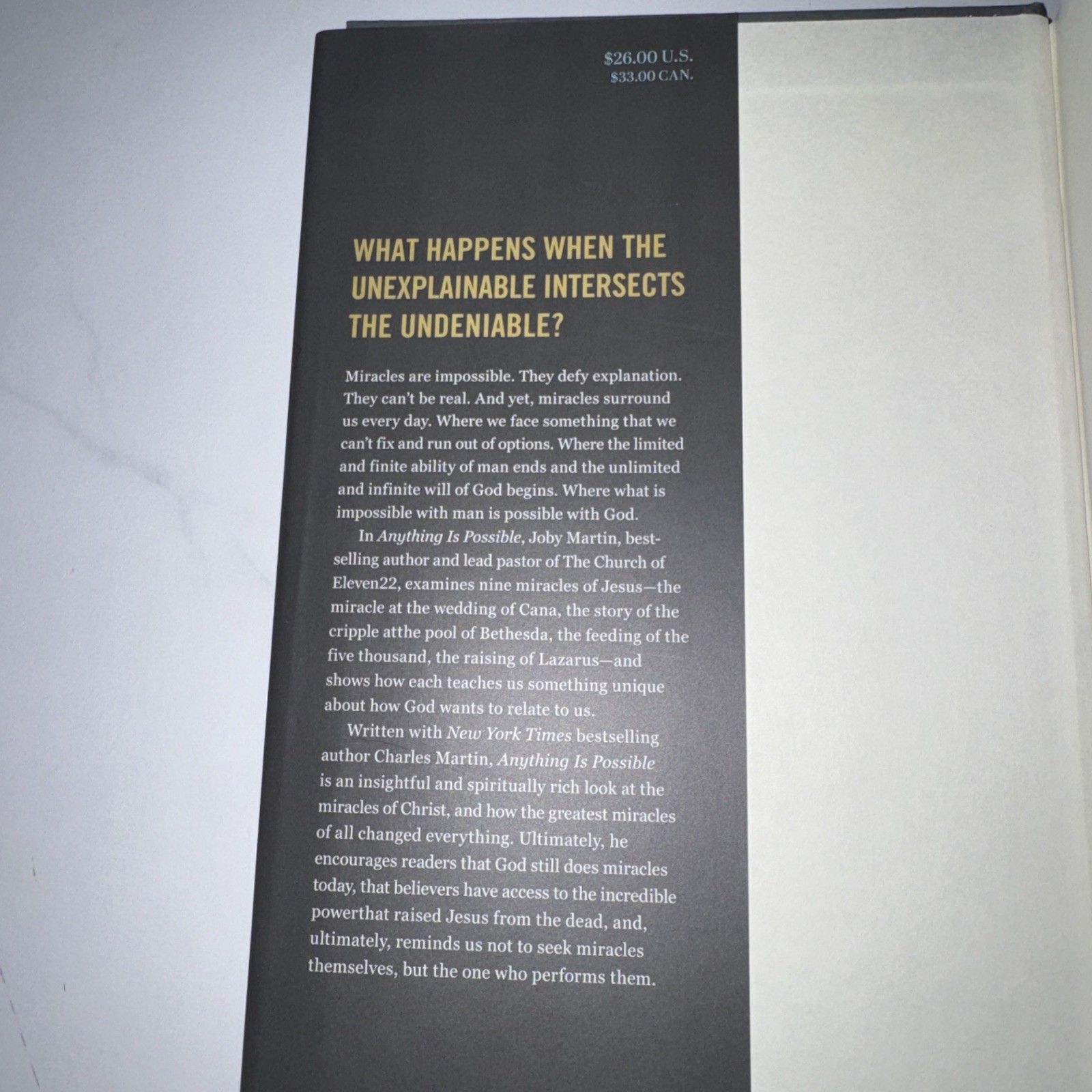 Anything Is Possible : How Nine Miracles of Jesus Reveal God’s Love for You…
