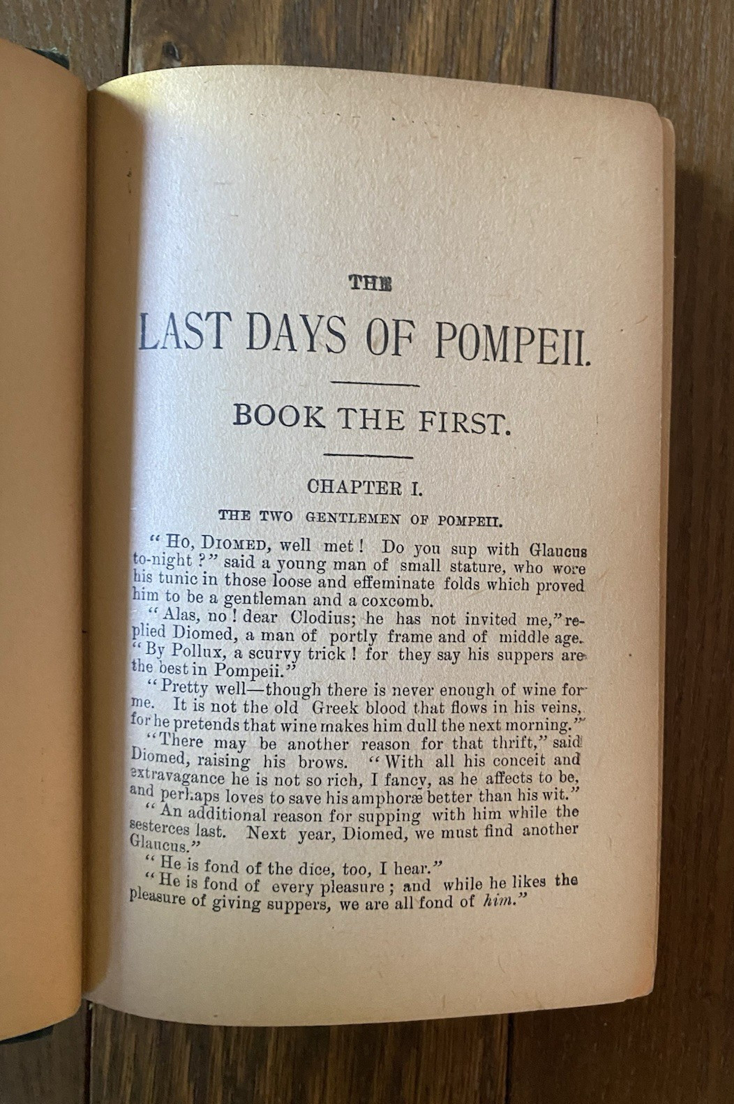The Last Days of Pompeii by Sir E Bulwer-Lytton Published by Lupton Hardcover