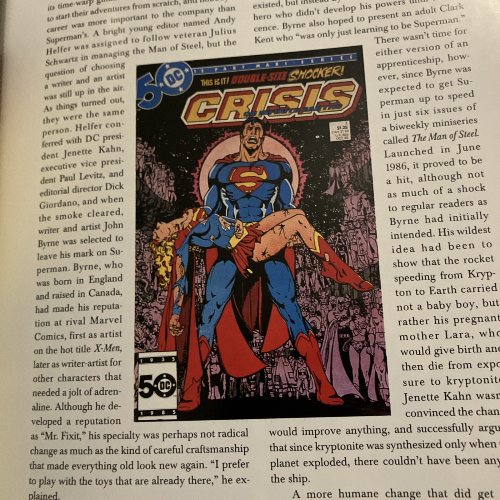Superman: The Complete History by Les Daniels, 1998 HC 1st Ed. Mint Condition