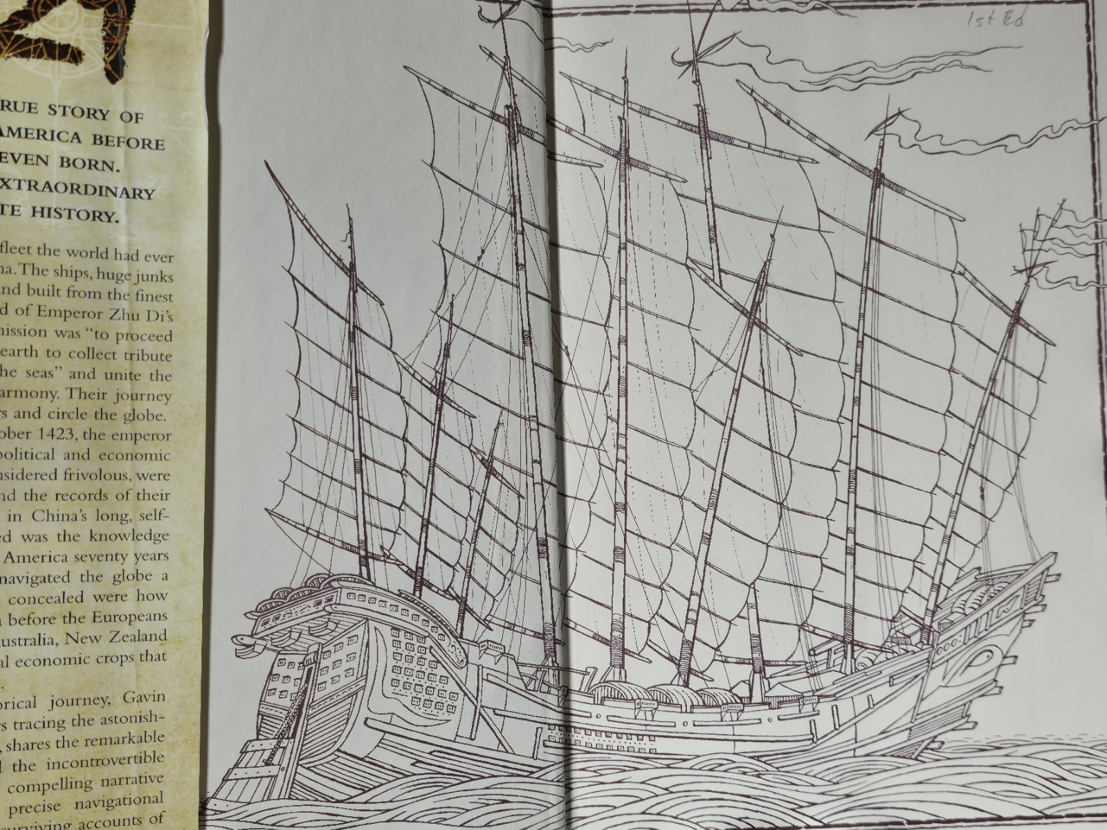 1421 The Year China Discovered America Gavin Menzies Hardcover Exploration