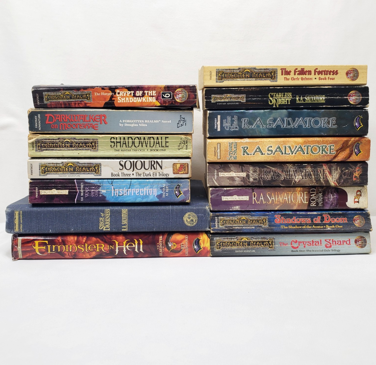Forgotten Realms Books Lot 15 Mixed Set Legend Of Drizzt Series R A Salvatore