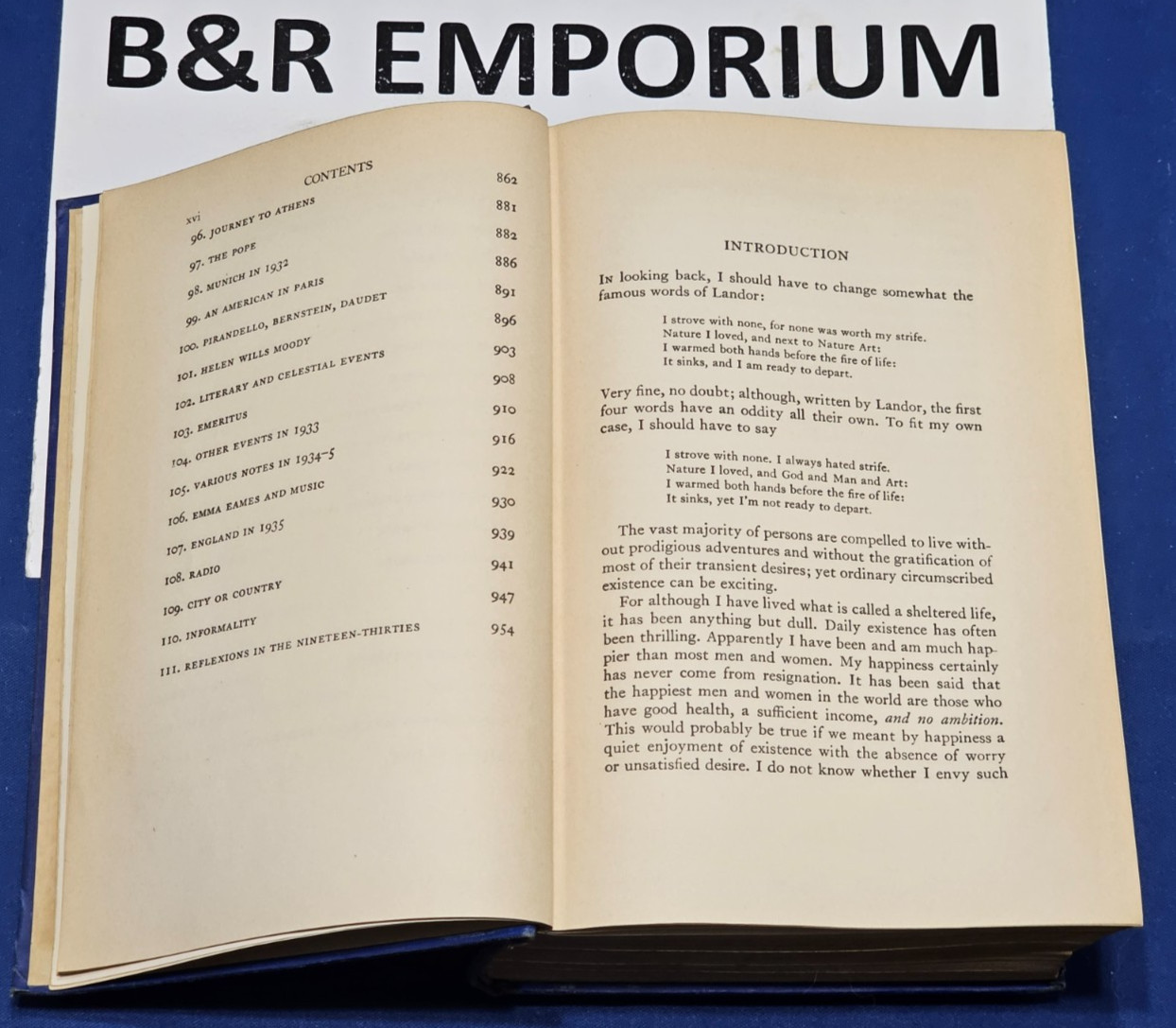 William Lyon Phelps – Autobiography With Letters – (1939) – Used Book