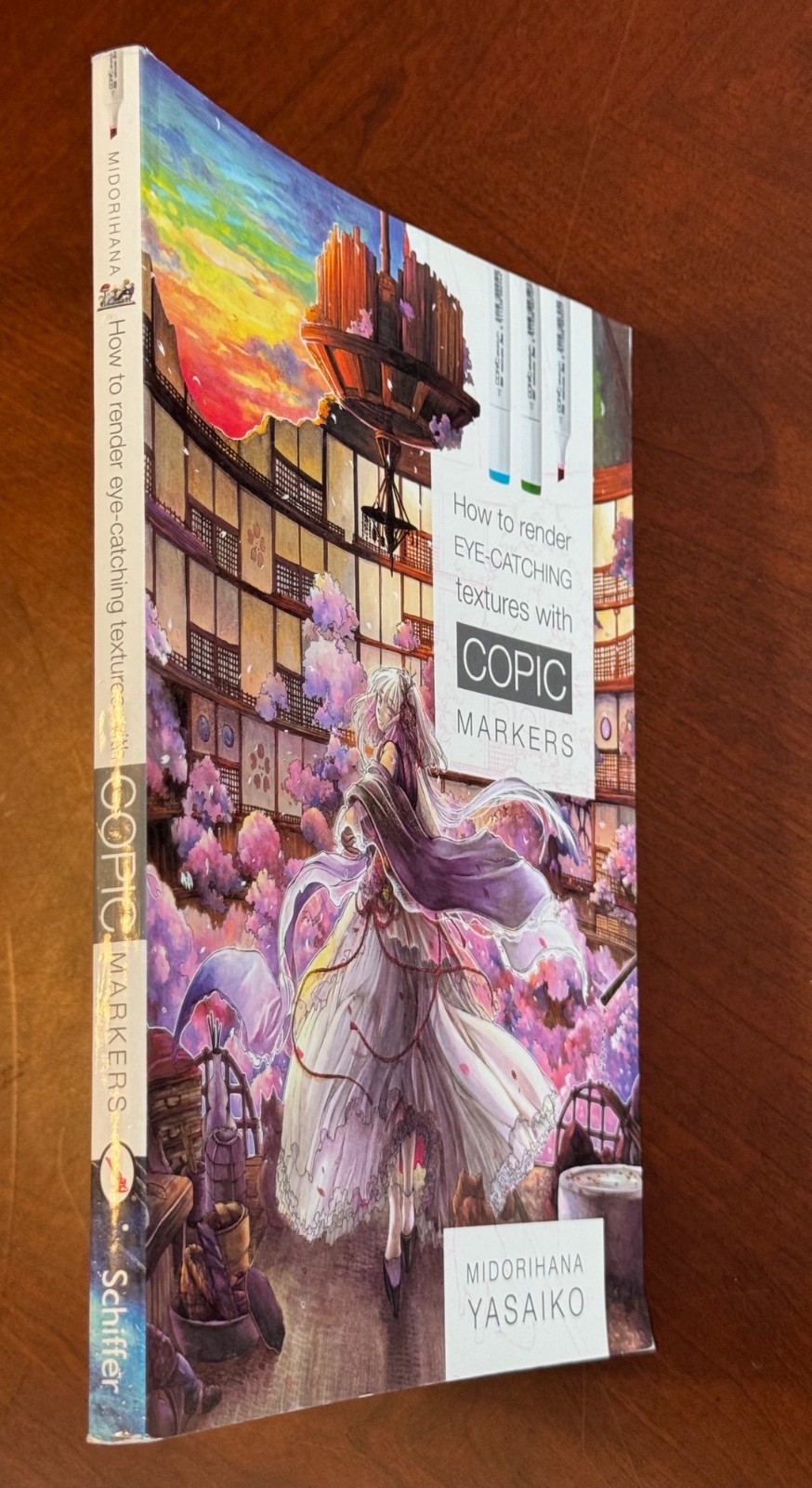 How to Render Eye-Catching Textures w COPIC Markers pb Yasaiko ART book