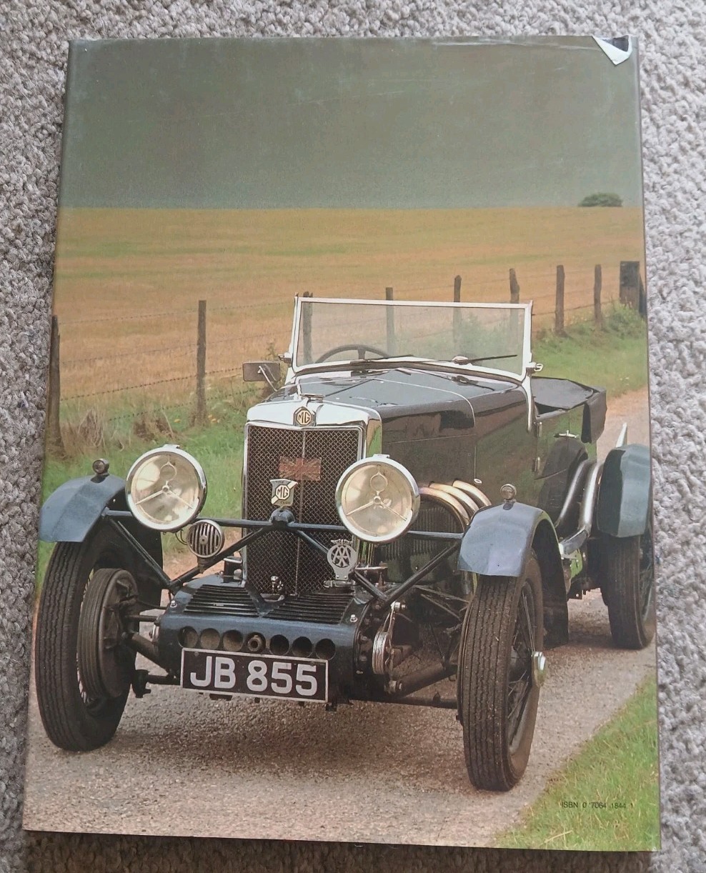 Vintage 1983 Great Marques M.G. by Harvey, Chris Hardback Book First Printing