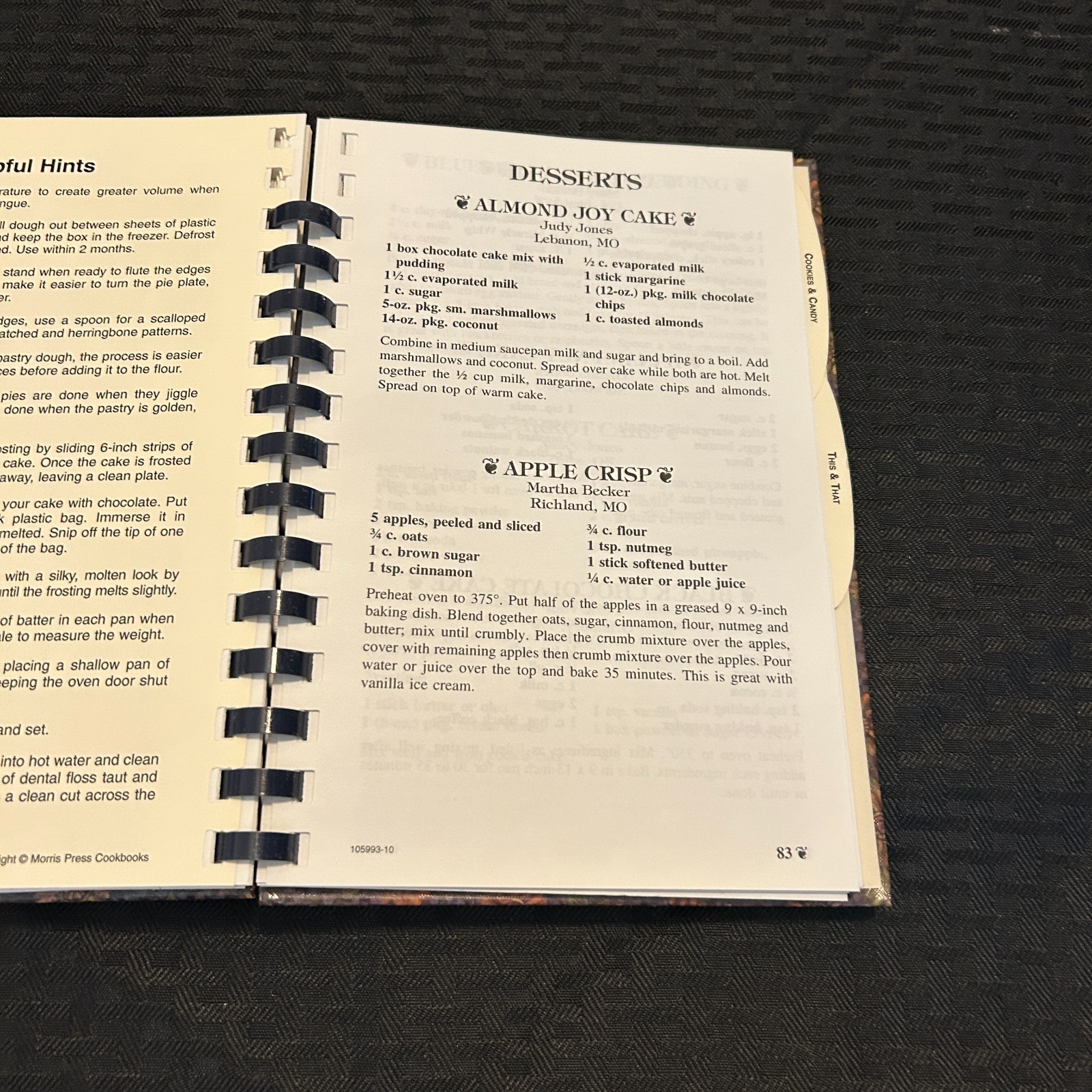 Feeding The Flock by the Women of the Jones Family Morris Press Cookbook