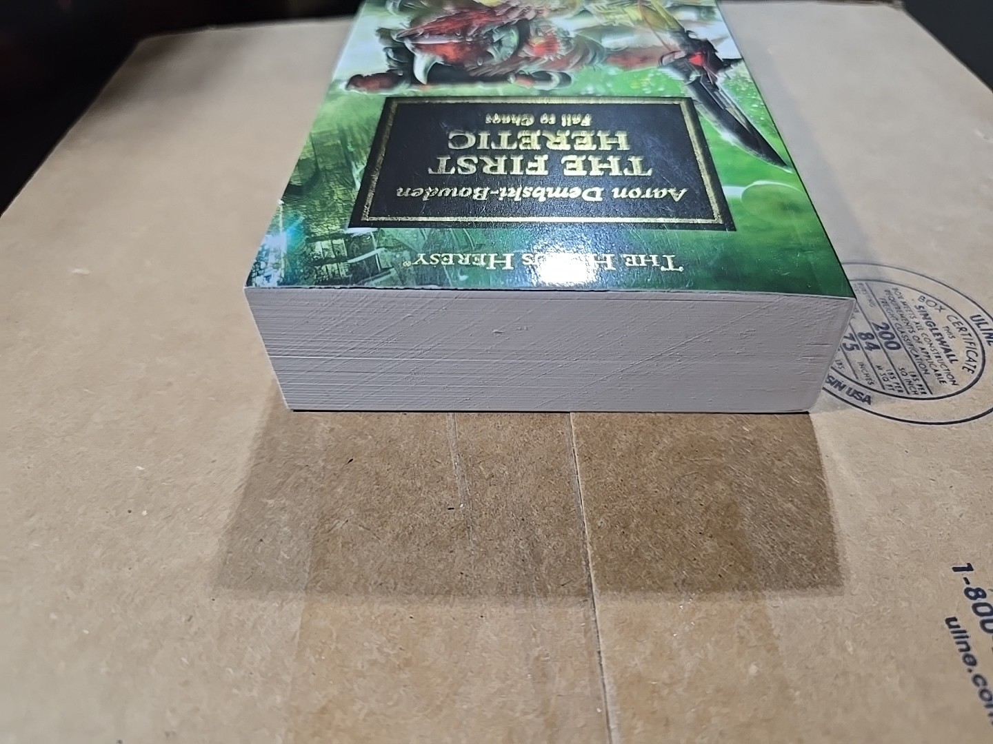 Horus Heresy: the First Heretic by Aaron Dembski-Bowden (2017, Trade Paperback)