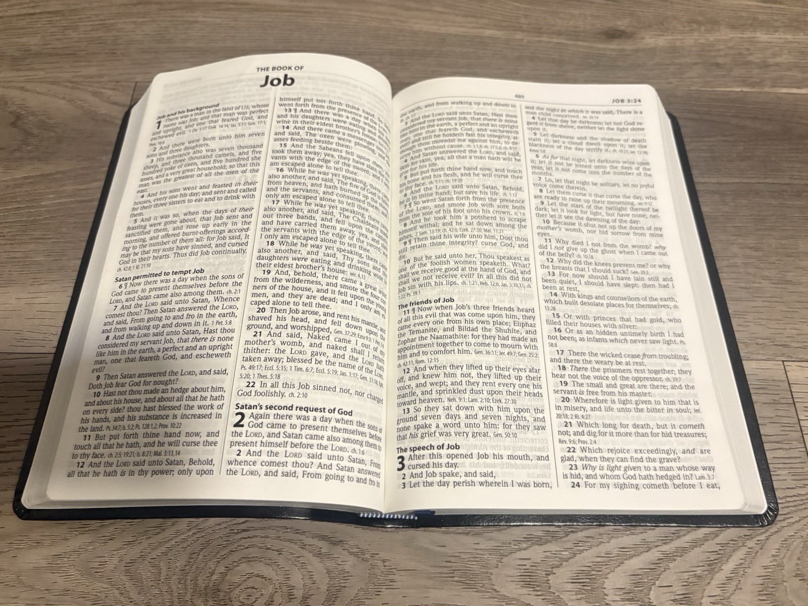 Hendrickson 2012 Thinline Reference Bible-KJV-Large Print Black Flexisoft