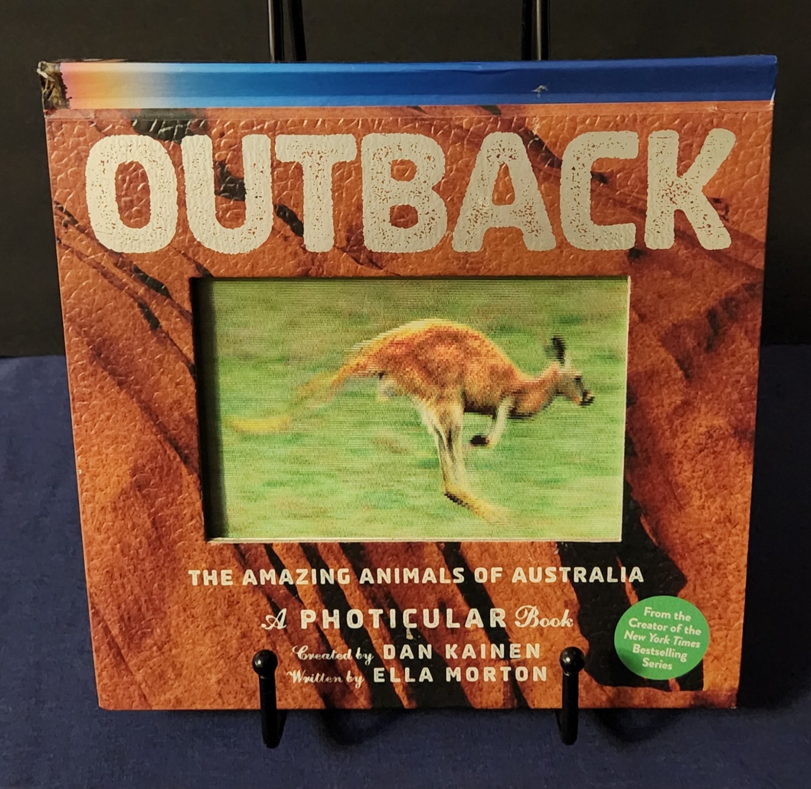 Set of 4 Dan Kainen Photicular Books Jungle Wild Ocean Outback Motion Rare