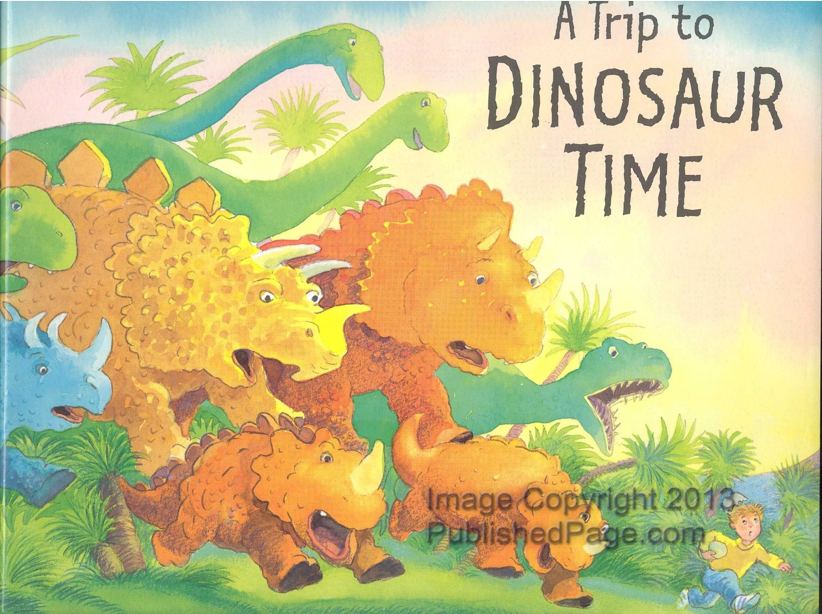 A Trip to Dinosaur Time – hardcover Foreman, Michael