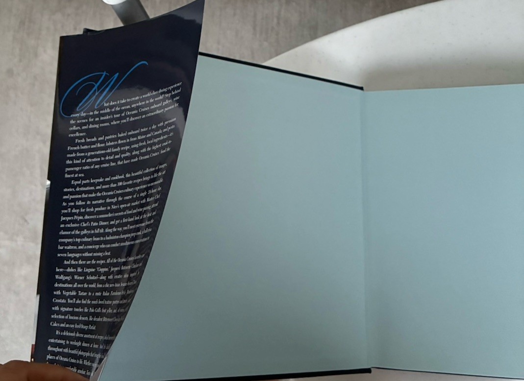Taste the World Oceania Cruises Jacques Pepin First Edition
