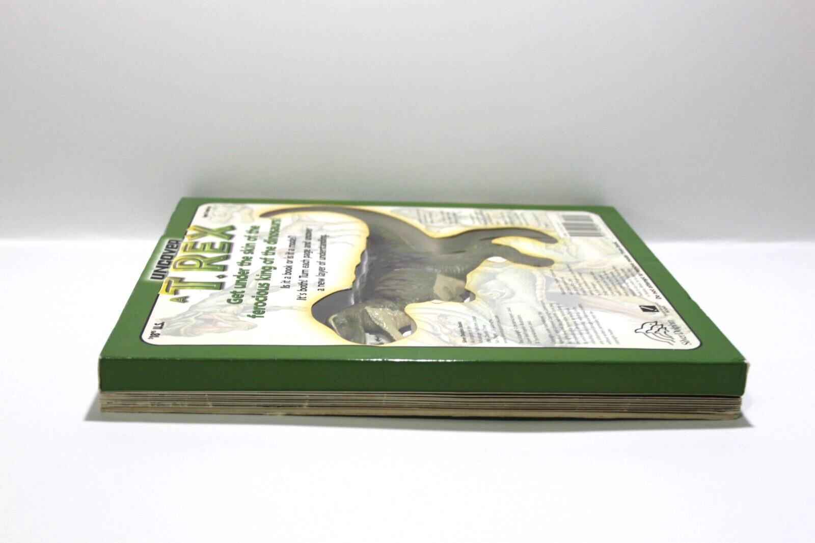 Uncover T- Rex Board Book Dennis Schatz 3D Dinosaur Bones Tyrannosaurus Kids