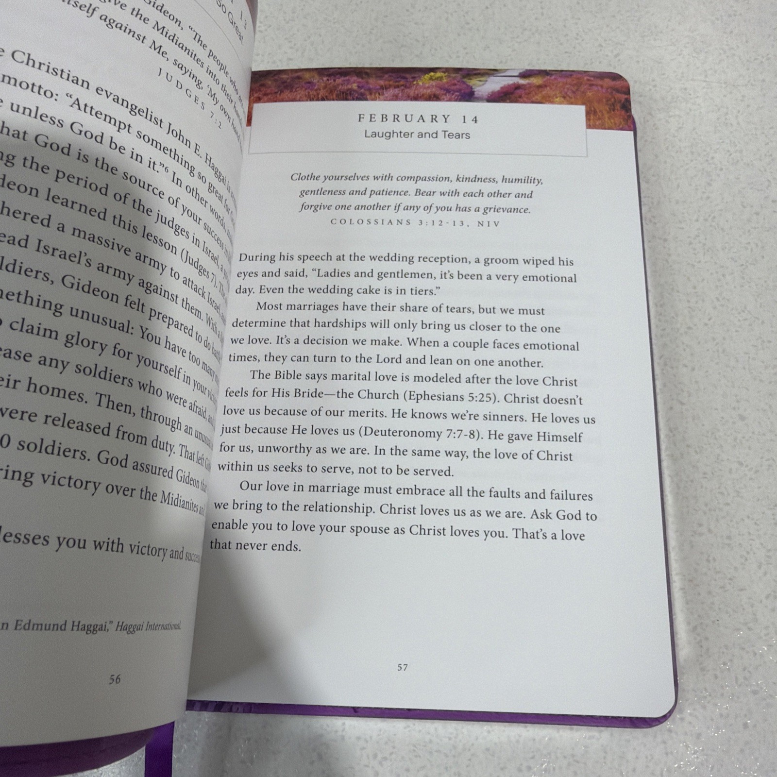 A Closer Walk with Jesus by David Jeremiah – 2025 Purple Faux Leather