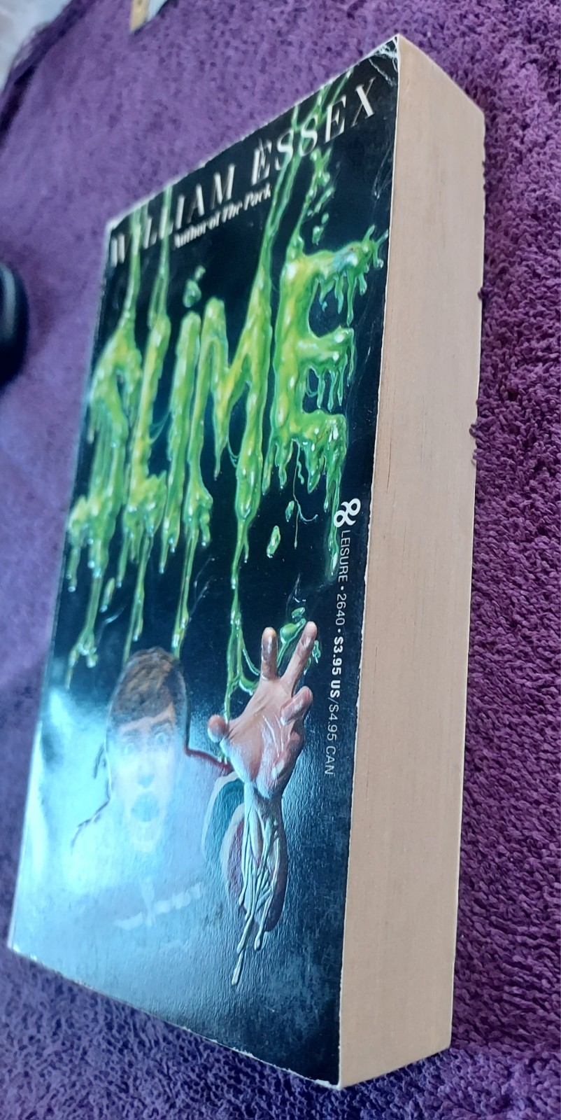 Slime William Essex Vintage Leisure Paperbacks From Hell Horror Rare John Tigges