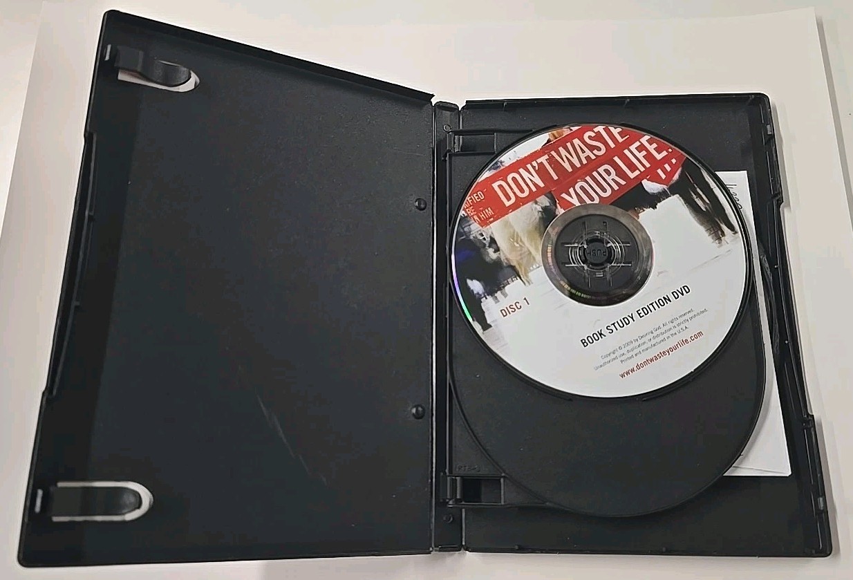 Don’t Waste Your Life Fourteen Sessions with John Piper DVD Set 3 Disc VERY GOOD