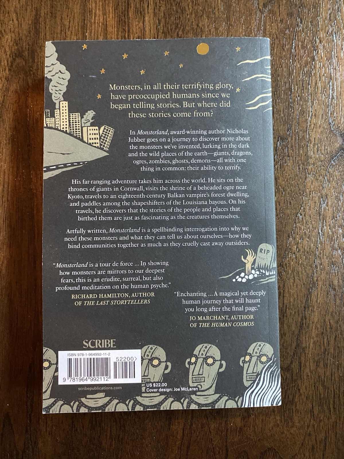 MONSTERLAND Journey Around the World’s Dark Imagination Nicholas Jubber folk PB!