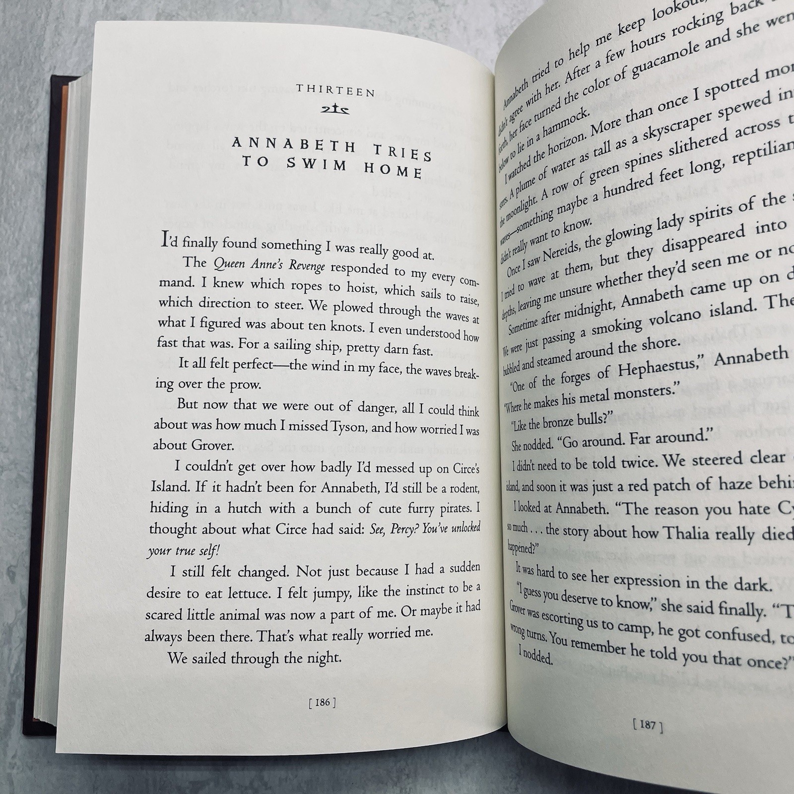 The Sea of Monsters Rick Riordan 1st Edition 4th Print Hardcover Percy Jackson