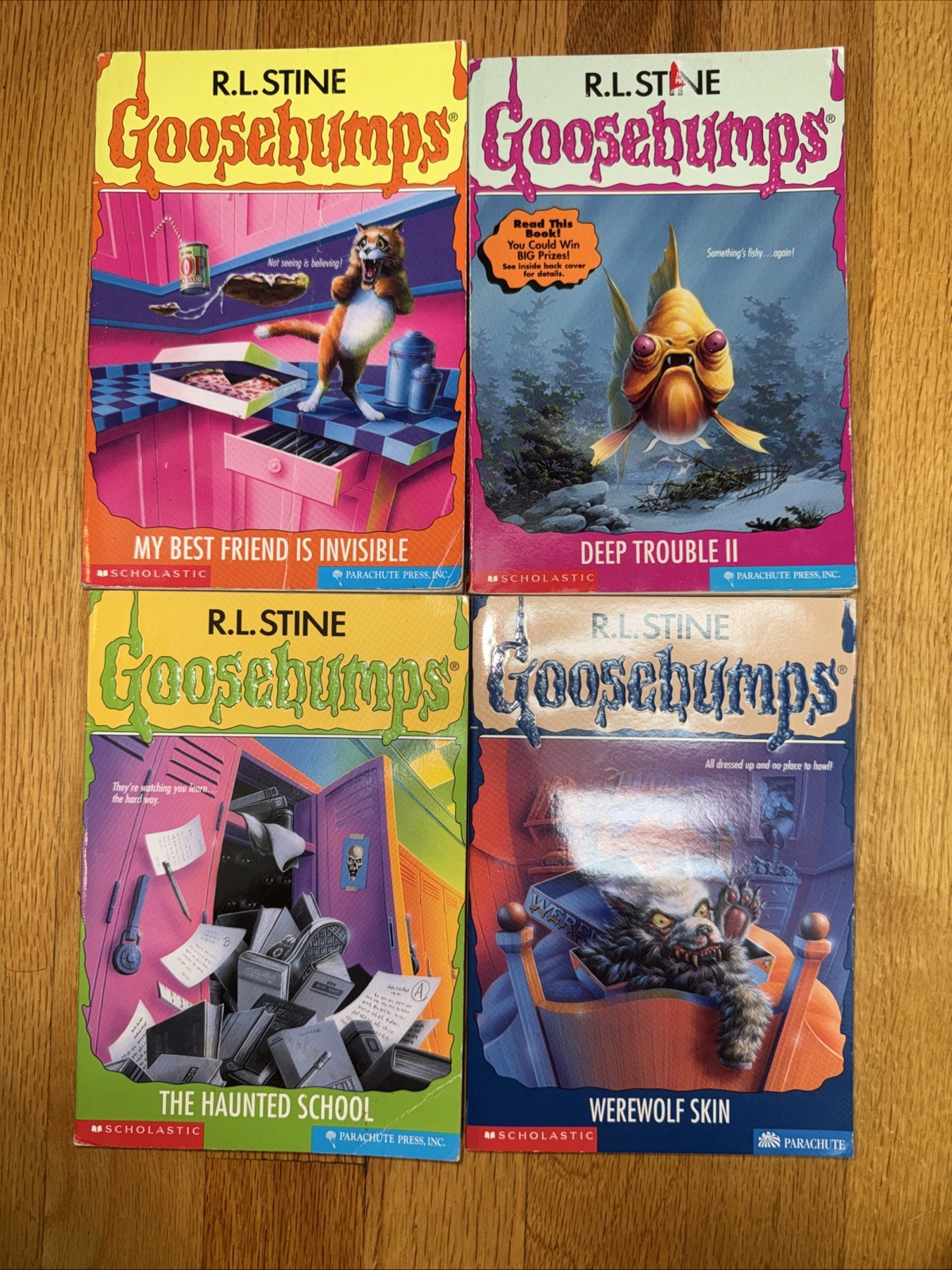 Lot Of 60 Goosebumps Children’s Books R L Stine Horror Thriller Scholastic 1-60