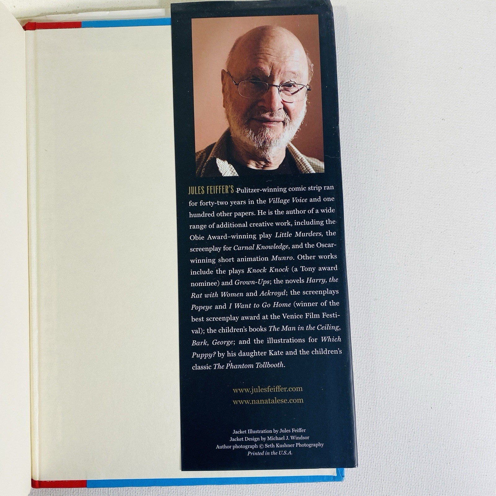 Backing into Forward A Memoir by Jules Feiffer 2010, Hardcover