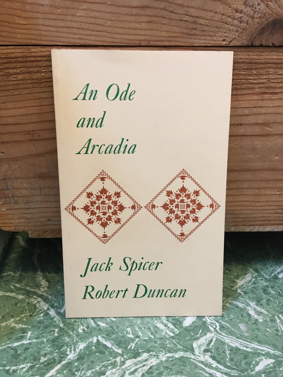JACK SPICER / ROBERT DUNCAN An Ode & Arcadia pb Wesley Tanner ltd ed poetry