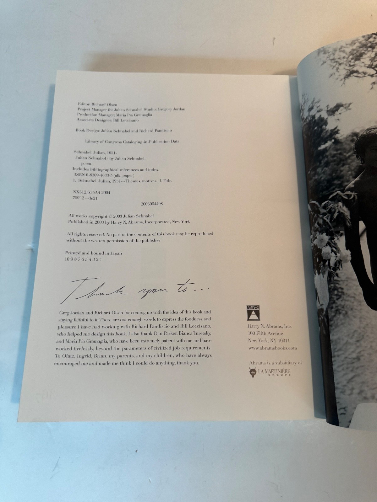 Julian Schnabel, Hardcover 2003 Abrams 14″x11″×2″~ NEW