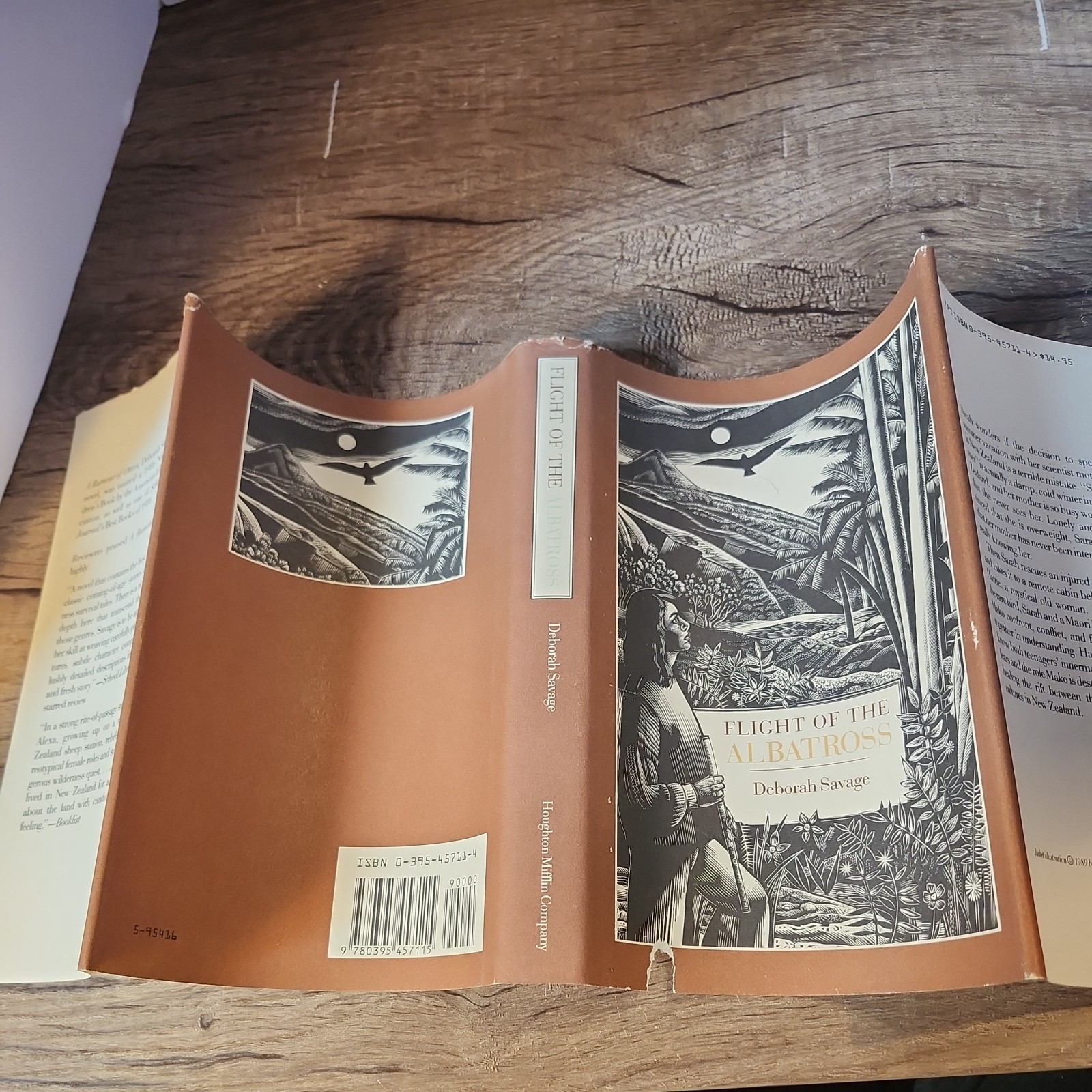 FLIGHT OF THE ALBATROSS By Deborah Savage – Hardcover, DJ, SIGNED First Ed.