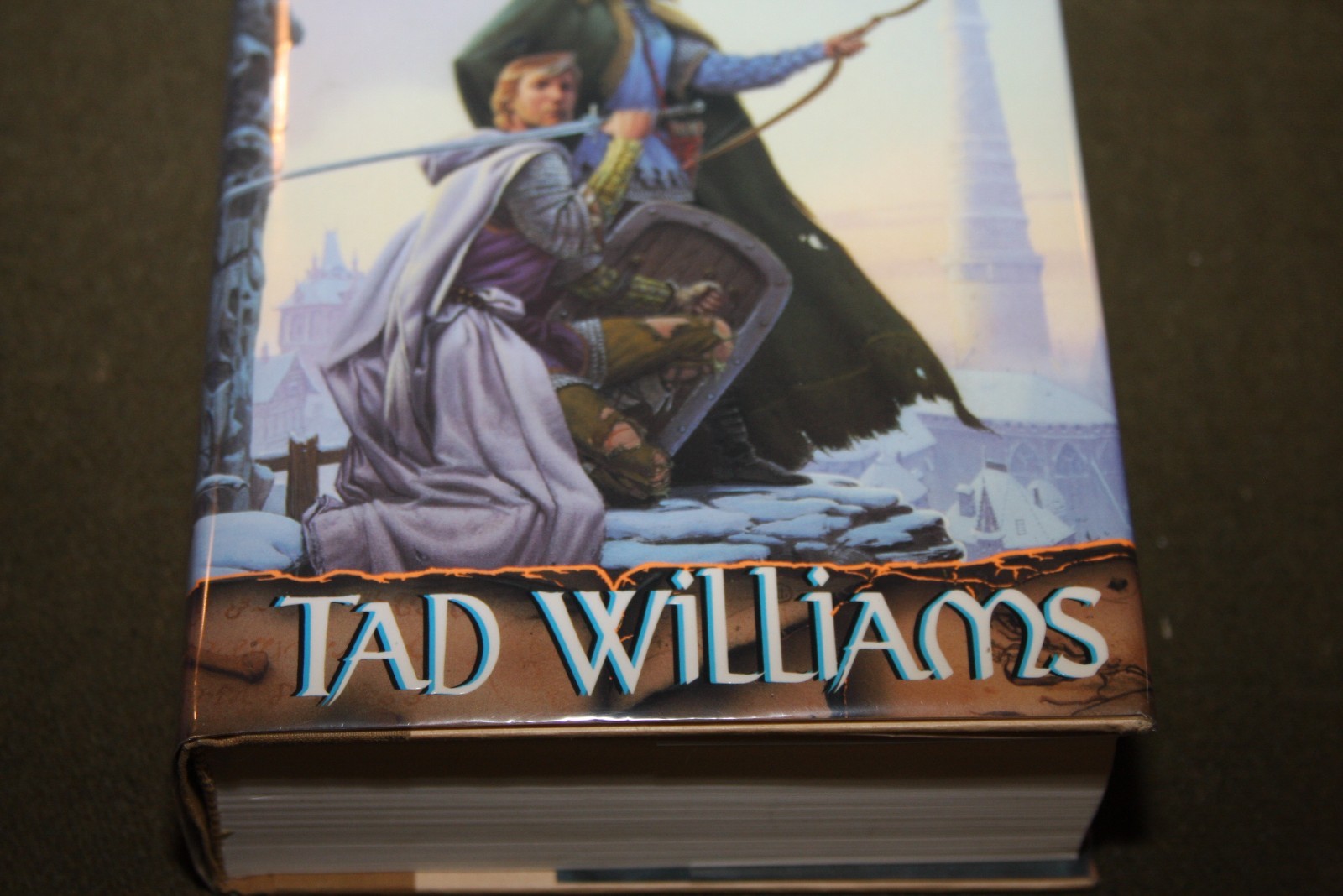 To Green Angel Tower by Tad Williams 1993 HC 1st/1st – Signed w/ Inscription