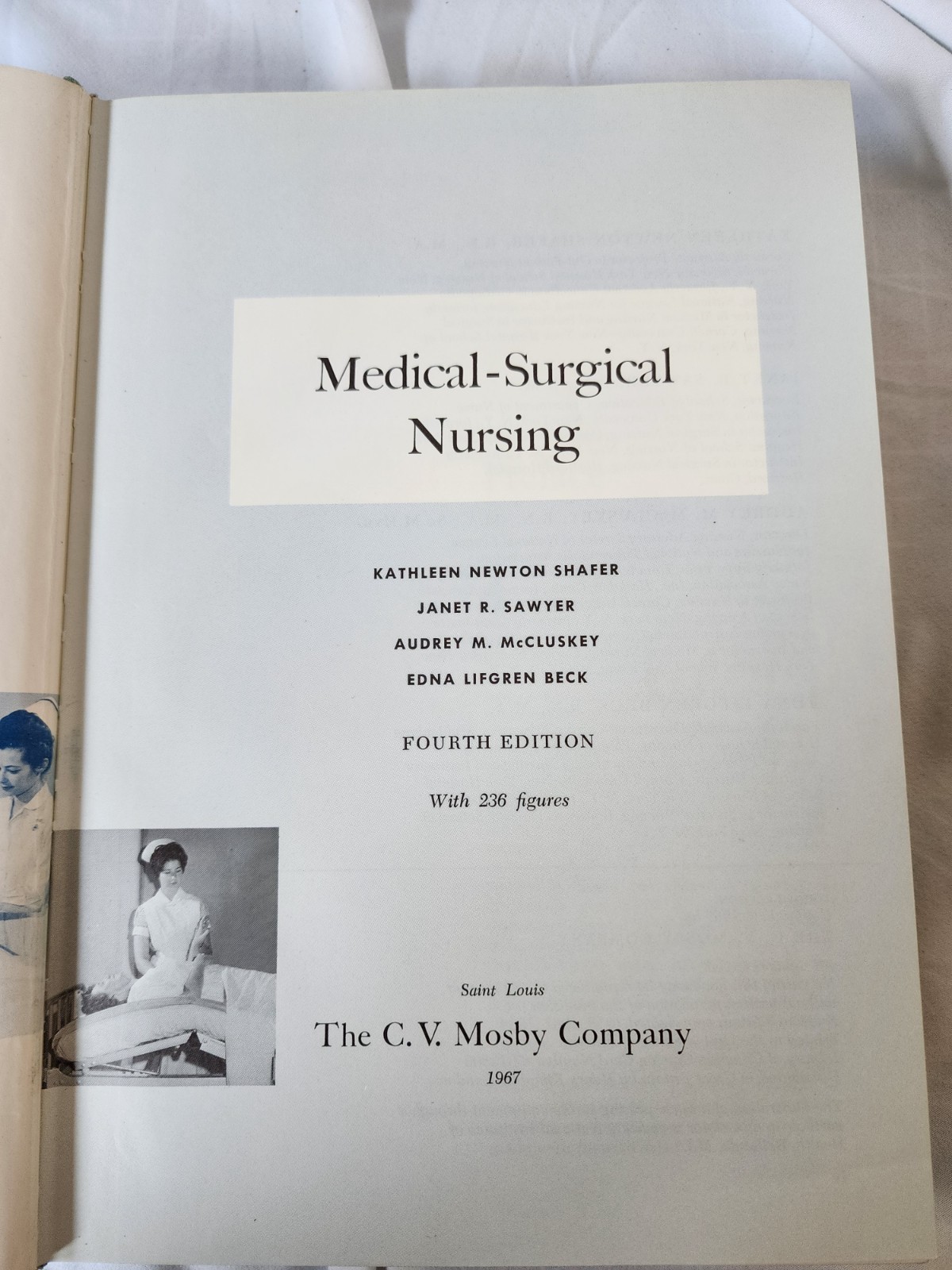 Vintage Nursing Student Textbook Bundle 1950s 1960s Hardcovers Varied Subjects