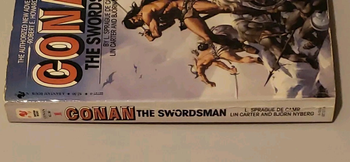 Conan The Swordsman De Camp & Lin Carter 1981 2nd Printing Bantam Fantasy 80s PB