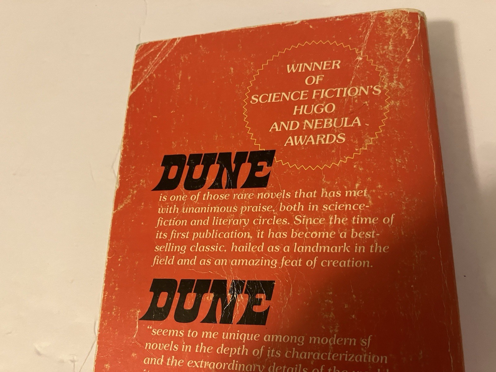 FRANK HERBERT’S CLASSIC DUNE PB ACE BOOKS 1965 SCHOENHERR INTERSTELLAR TRAVEL