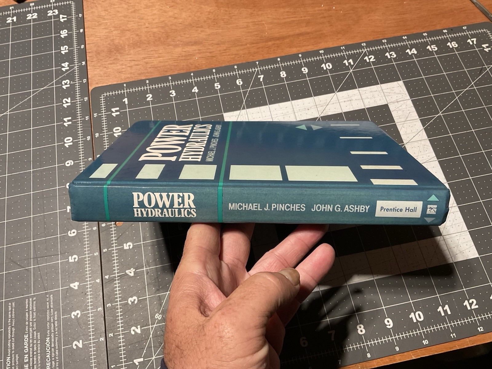 Power Hydraulics By Michael J. Pinches & John G. Ashby Hardcover, 1989, A3