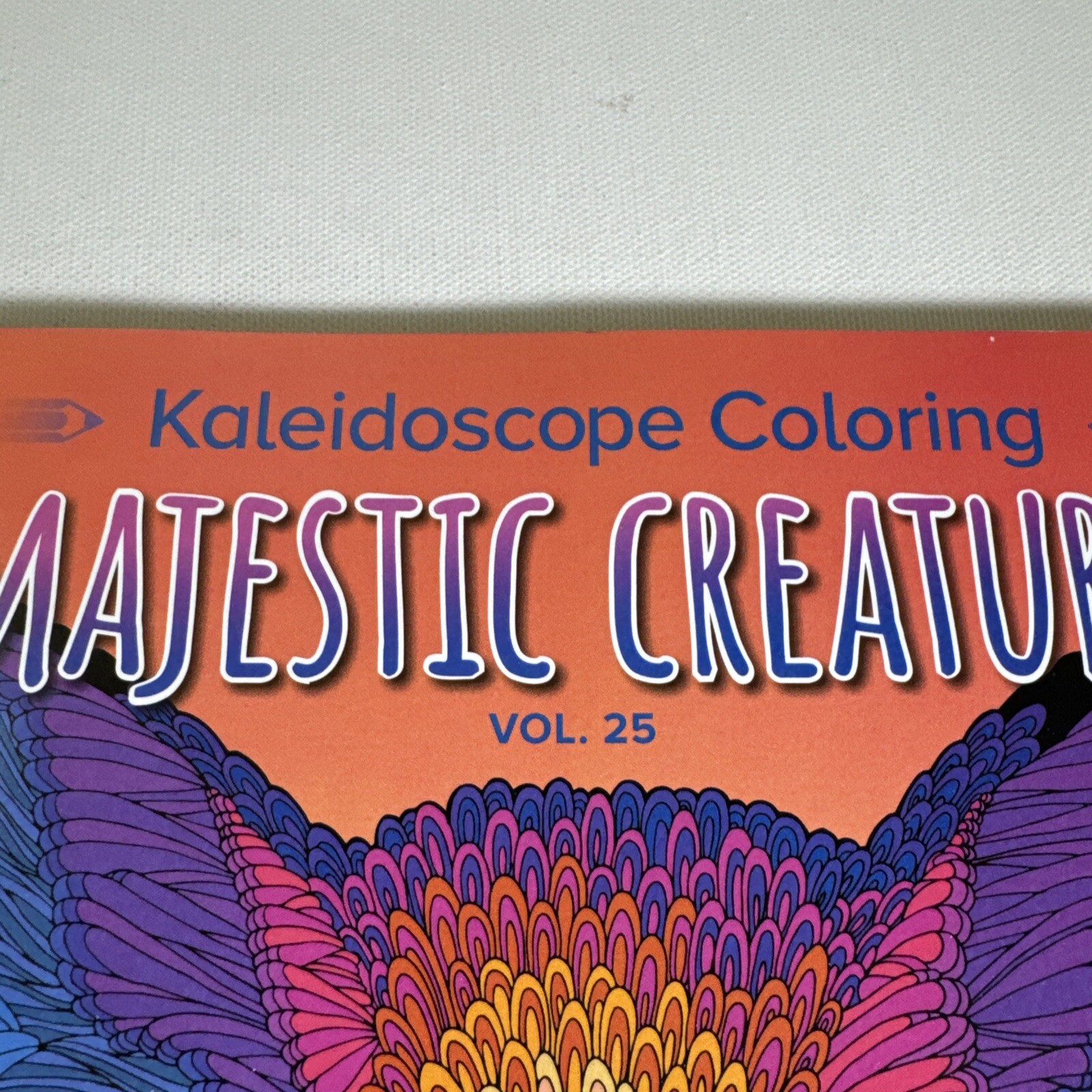 Kaleidoscope Coloring Book NEW Majestic Creatures 47 Prints Vol 25