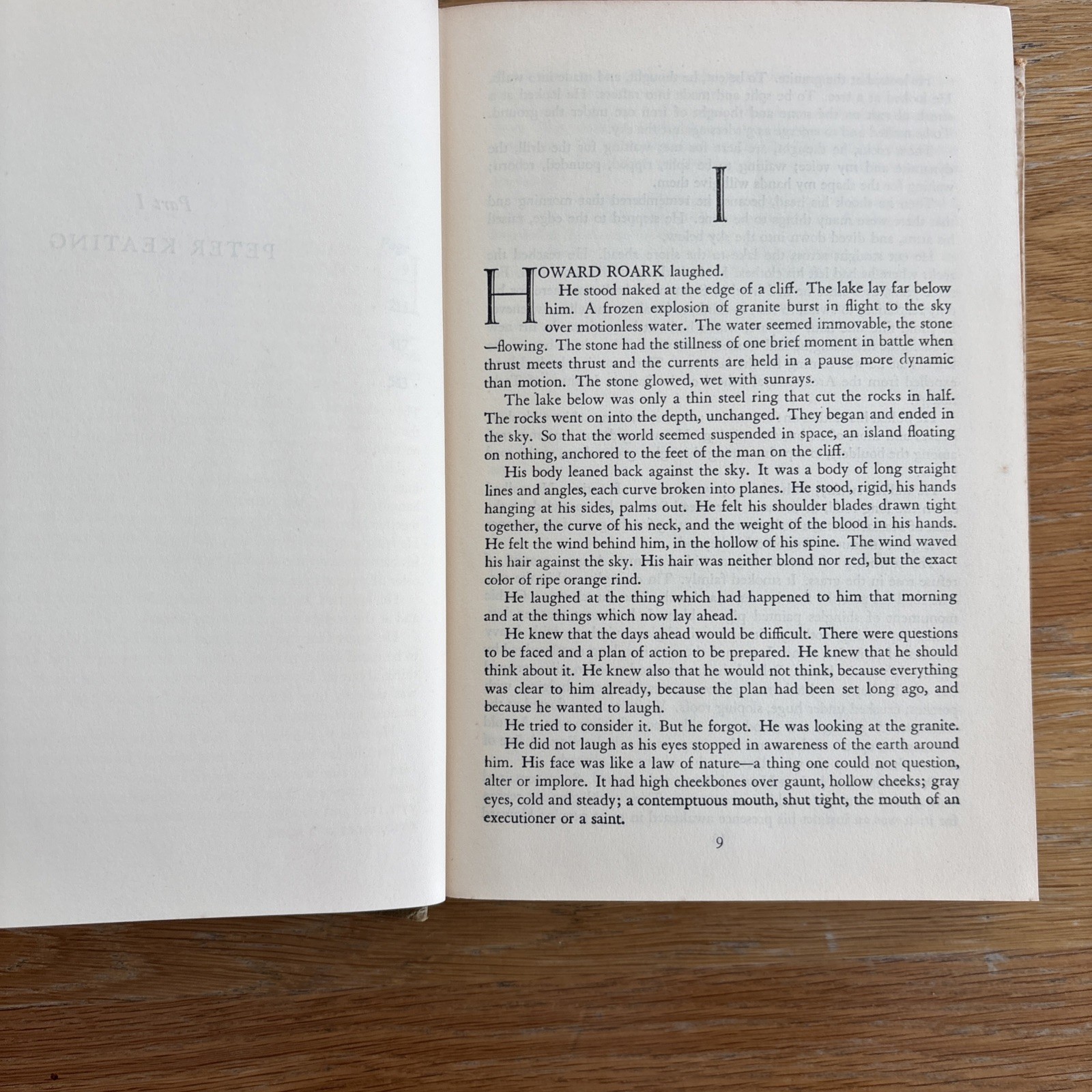 THE FOUNTAINHEAD Ayn Rand Vintage 1943 HC DJ Early Ed. Bobbs Merrill Book Errors