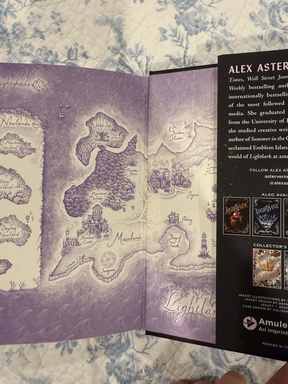 SIGNED Crowntide (The Lightlark Saga Book 4) by Alex Aster (2025 Hardcover) 1st