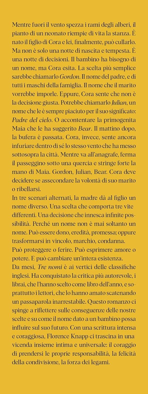 Florence Knapp Federica Merati Tre nomi (Paperback)