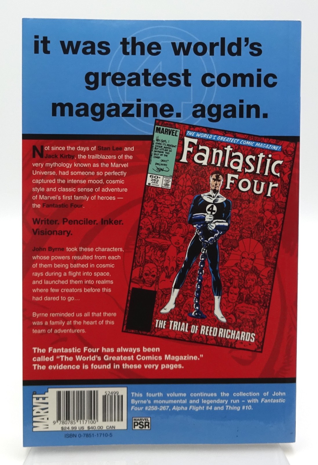 Fantastic Four Visionaries Volume 4 John Byrne Marvel PB 1st Printing 2005