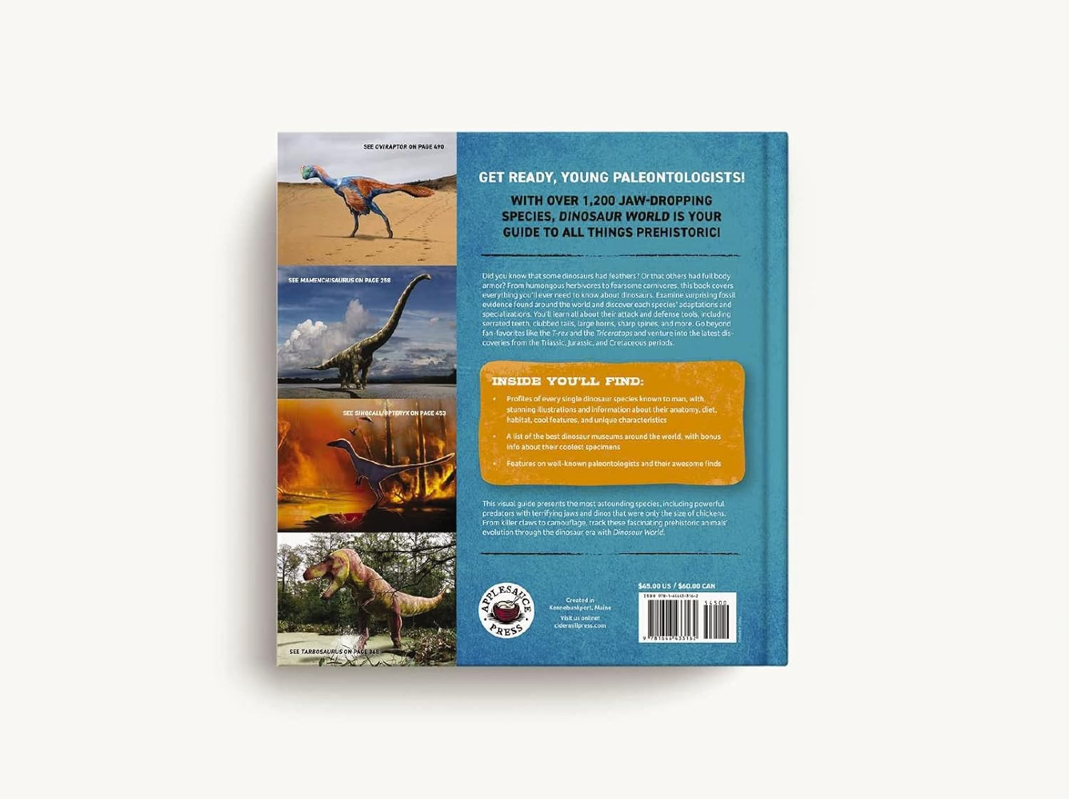 Dinosaur World: over 1,200 Amazing Dinosaurs, Famous Fossils, and the Latest Dis