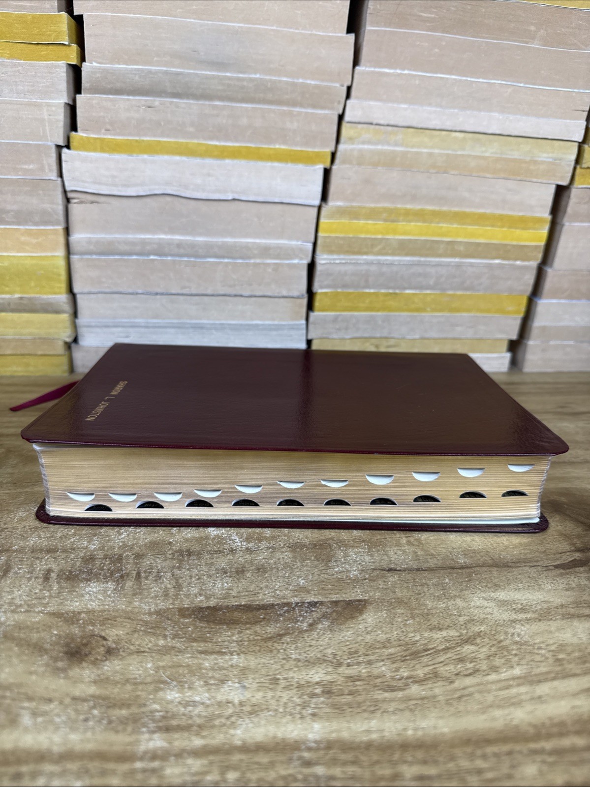 The OPEN BIBLE Expanded Ed NKJV – Brown Leather Nelson 1983 455BG W/ BOX
