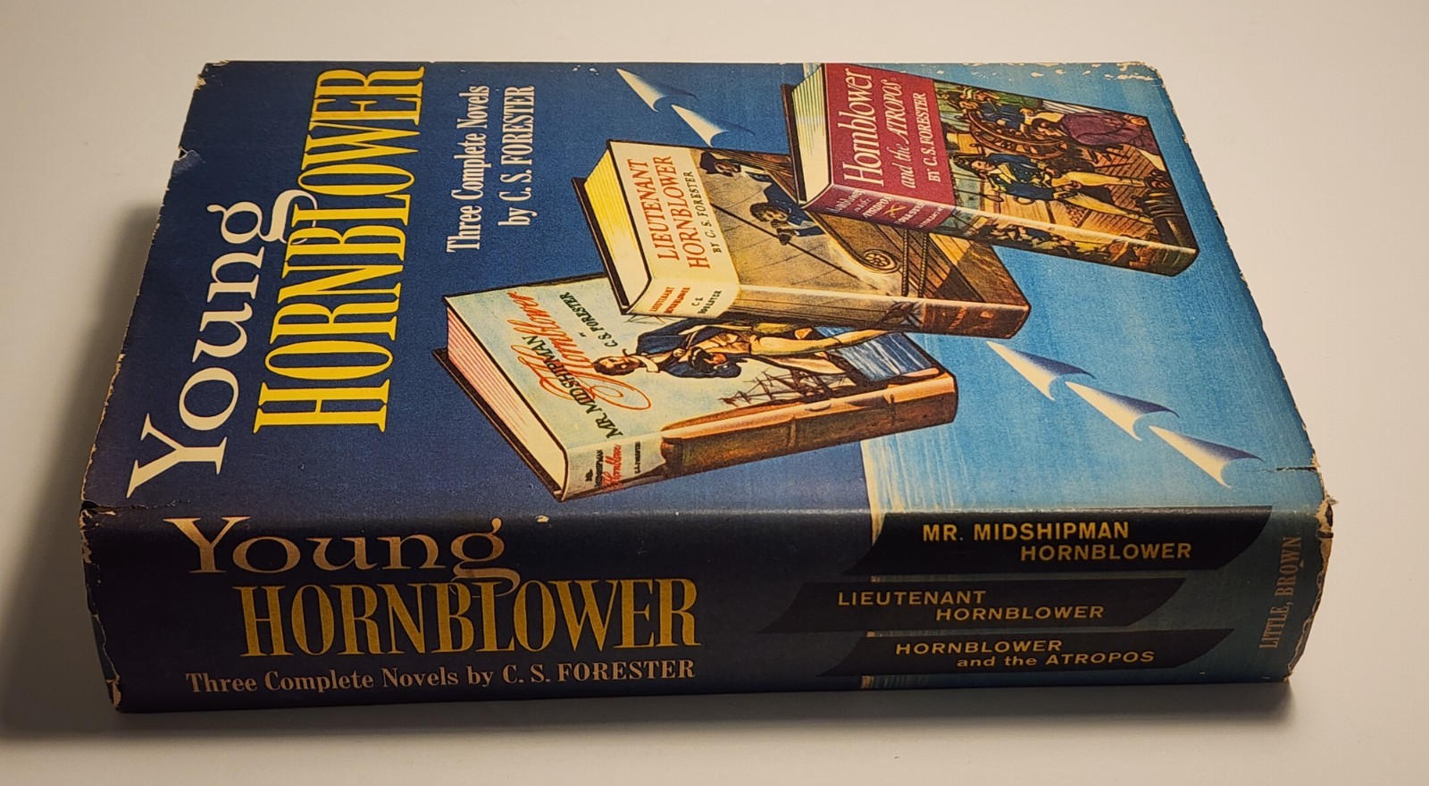 Young Hornblower (Midshipman, Lieutenant, Atropos) – C.S. Forester, 1972 hc, BCE