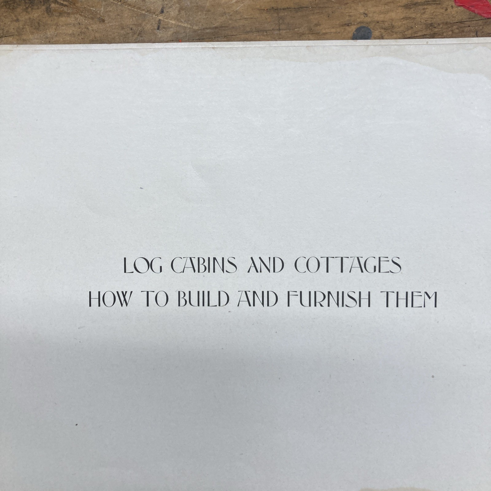 Log Cabins and cottages