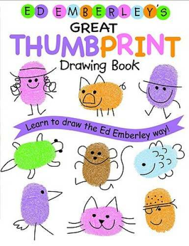 Ed Emberley’s Great Thumbprint Drawing Book – Paperback By Emberley, Ed – GOOD
