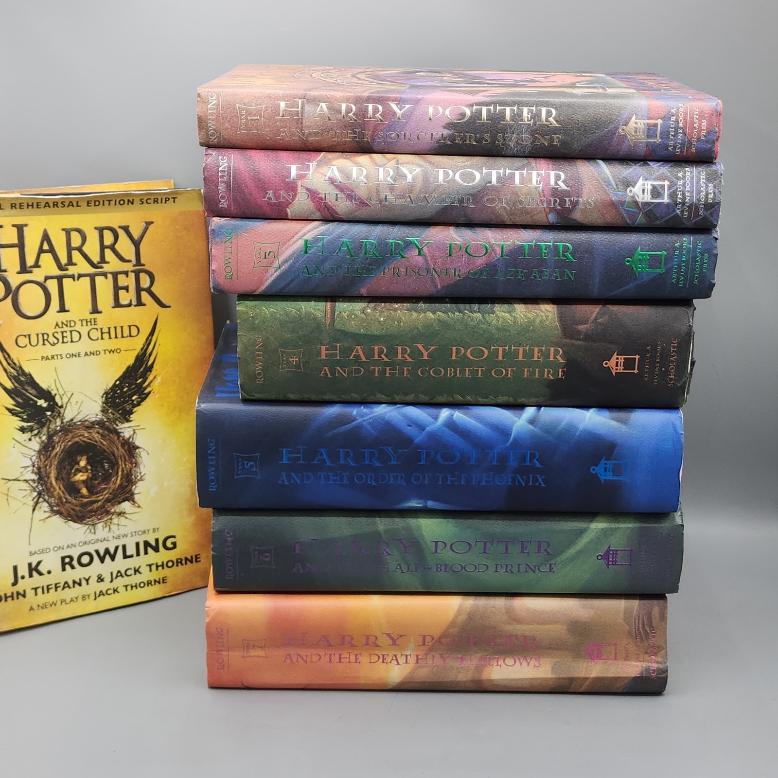 Harry Potter Series – Complete Hardcover Set 1-7 & The Cursed Child J K Rowling
