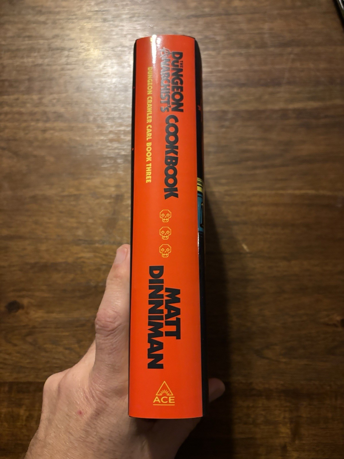 SIGNED The Dungeon Anarchist’s Cookbook Matt Dinniman 2025 HCDJ Crawler Carl