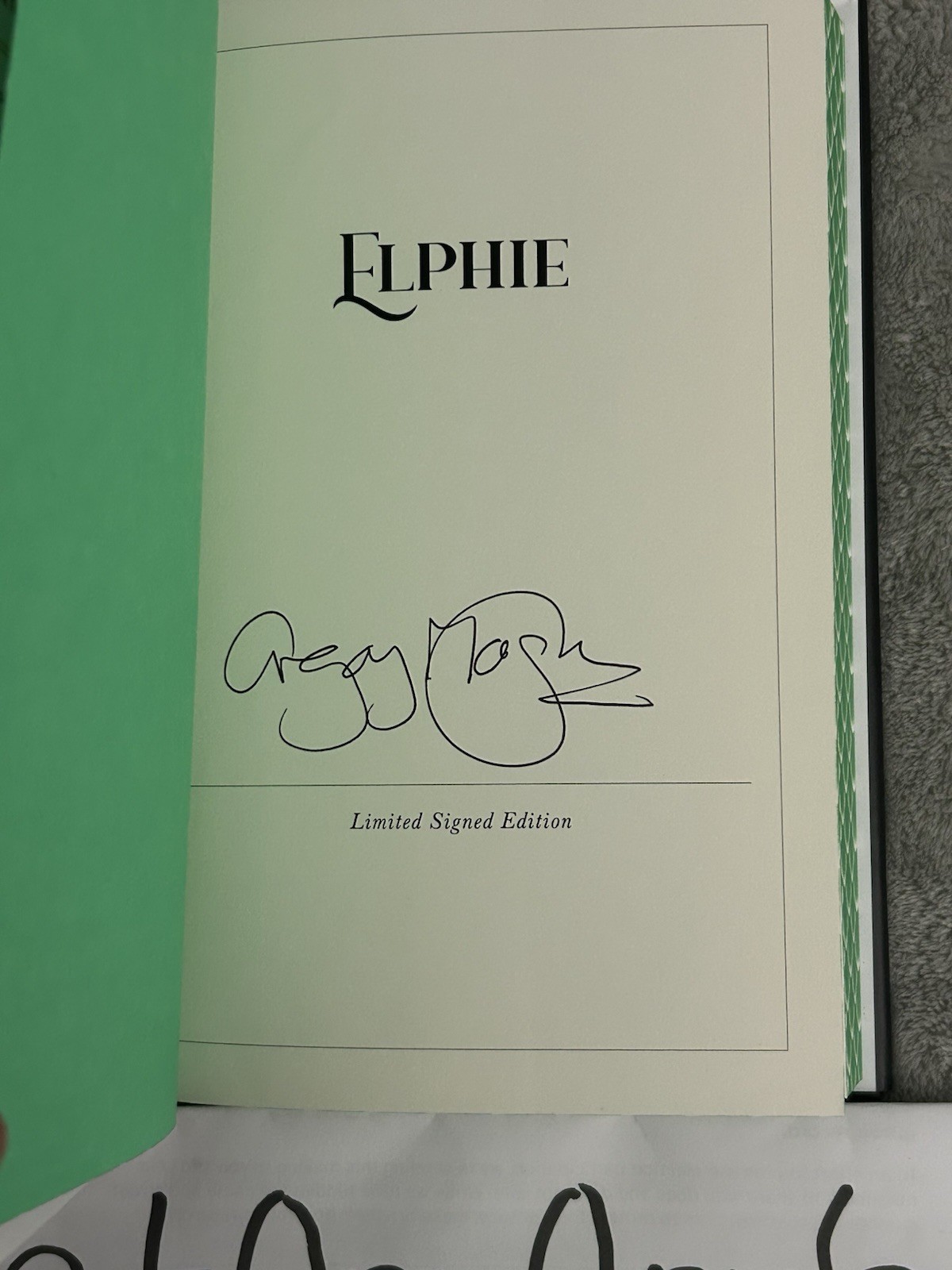 Elphie: A Wicked Childhood Gregory Maguire SIGNED BOOK Barnes & Noble EXCLUSIVE