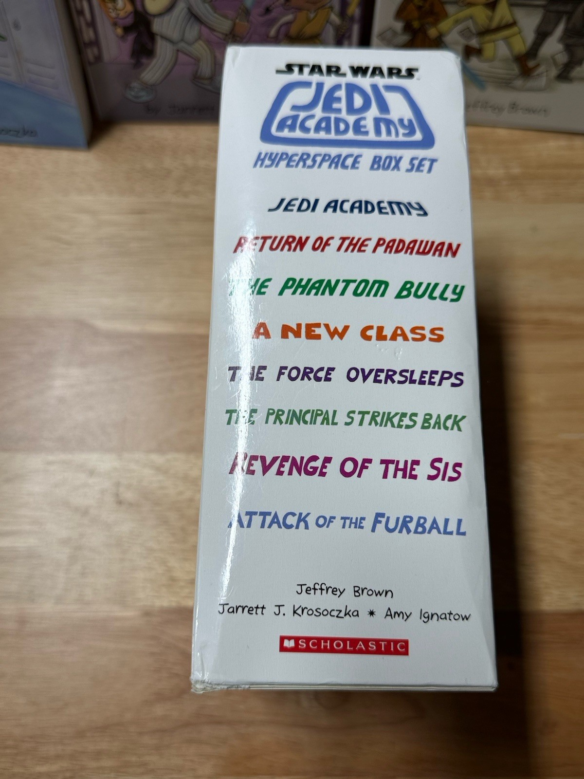 Star Wars Jedi Academy Series Scholastic Hyperspace Paperback Boxed 8 Book Set