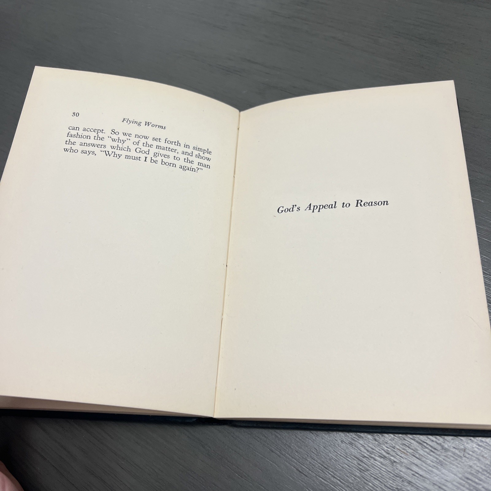 RARE: Vintage Flying Worms by Harry Rimmer Hardcover 1943 First Edition