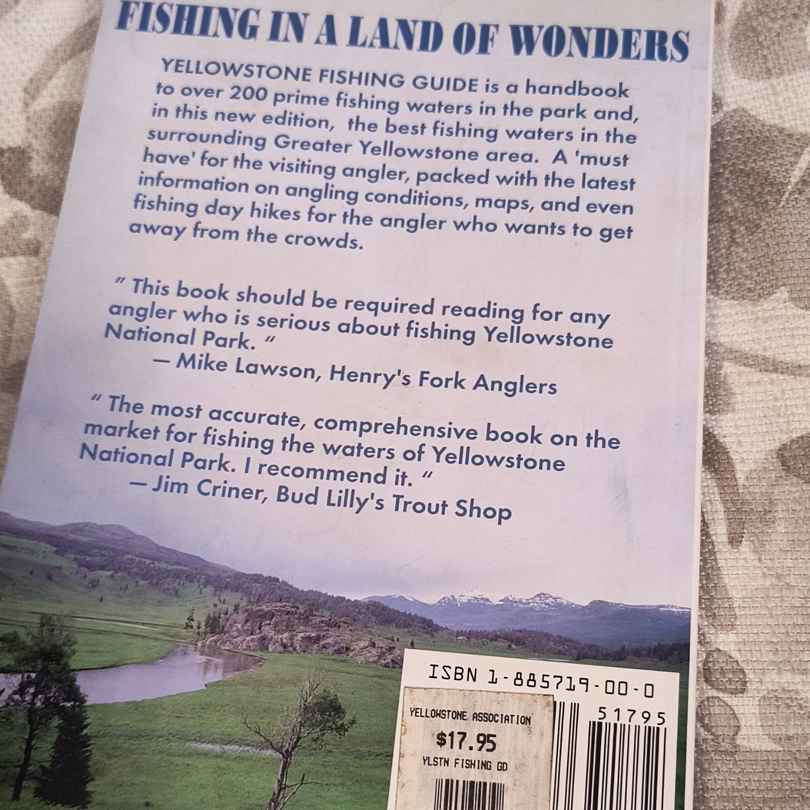Yellowstone Fishing Guide 3rd Ed Revised & Expanded Illustrated PB Charlton