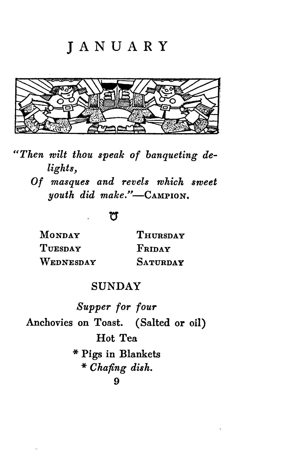1912 Sunday Suppers being 54 Chafing Dish Recipes Vintage Cook Book 111 Pages