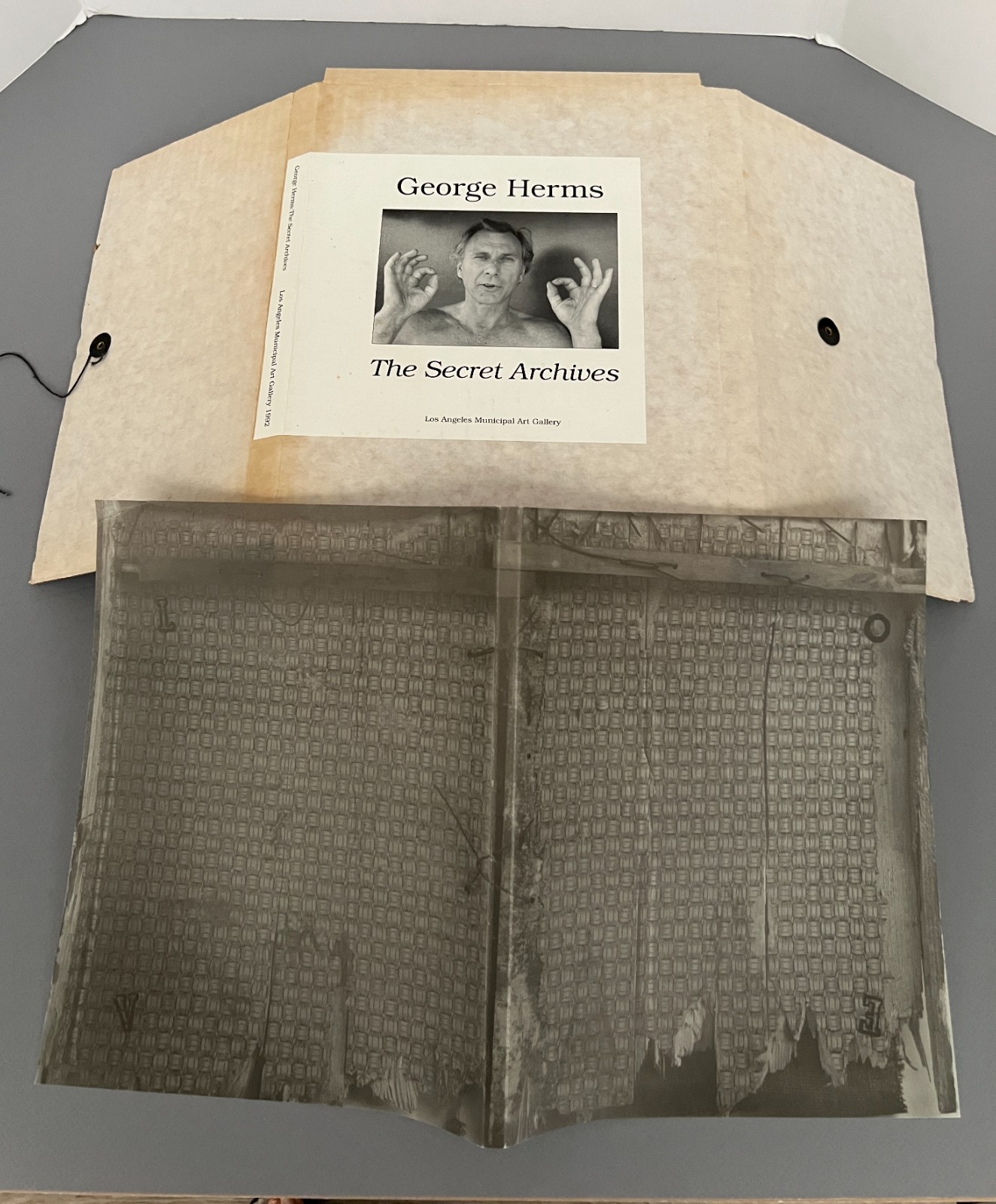 GEORGE HERMS Los Angeles Municipal Art Gallery THE SECRET ARCHIVES Portfolio ’92